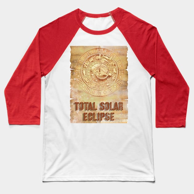 Total Solar Eclipse Baseball T-Shirt by Feminist Foodie